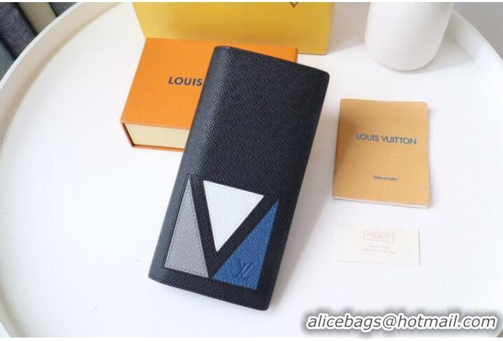 Reasonable Price Louis Vuitton BRAZZA WALLET M30791 black