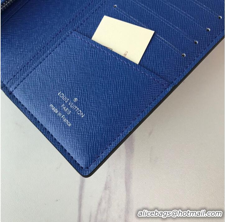 Affordable Price Louis vuitton Monogram Canvas Wallet A30120 Blue