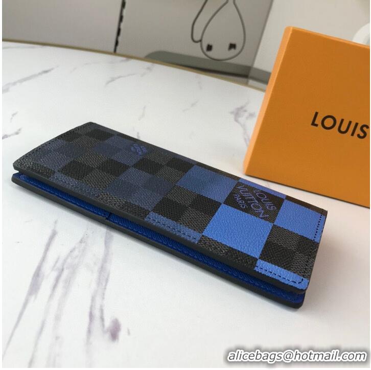 Affordable Price Louis vuitton Monogram Canvas Wallet A30120 Blue