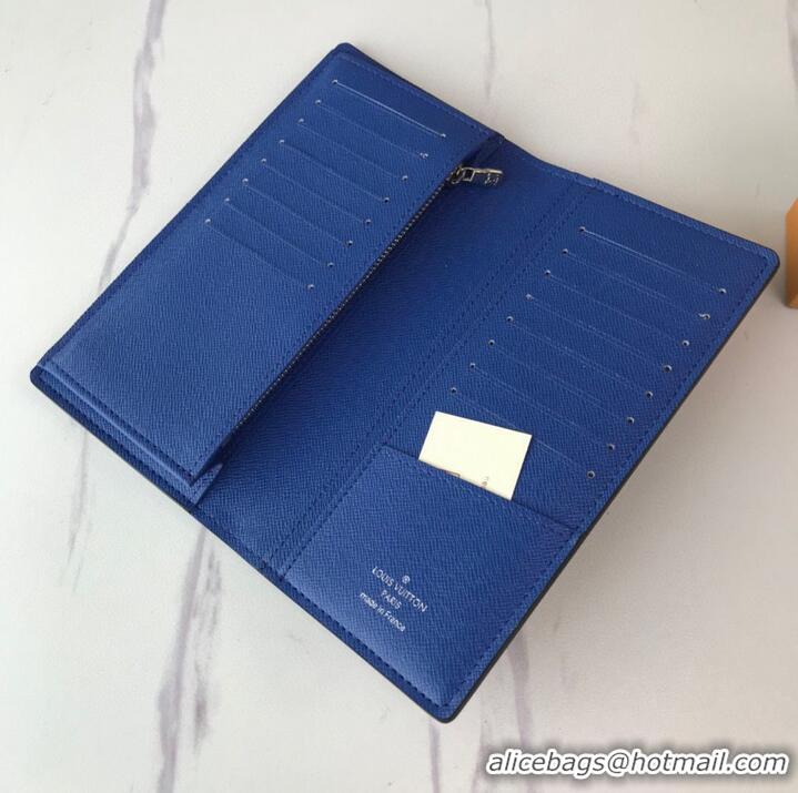 Affordable Price Louis vuitton Monogram Canvas Wallet A30120 Blue