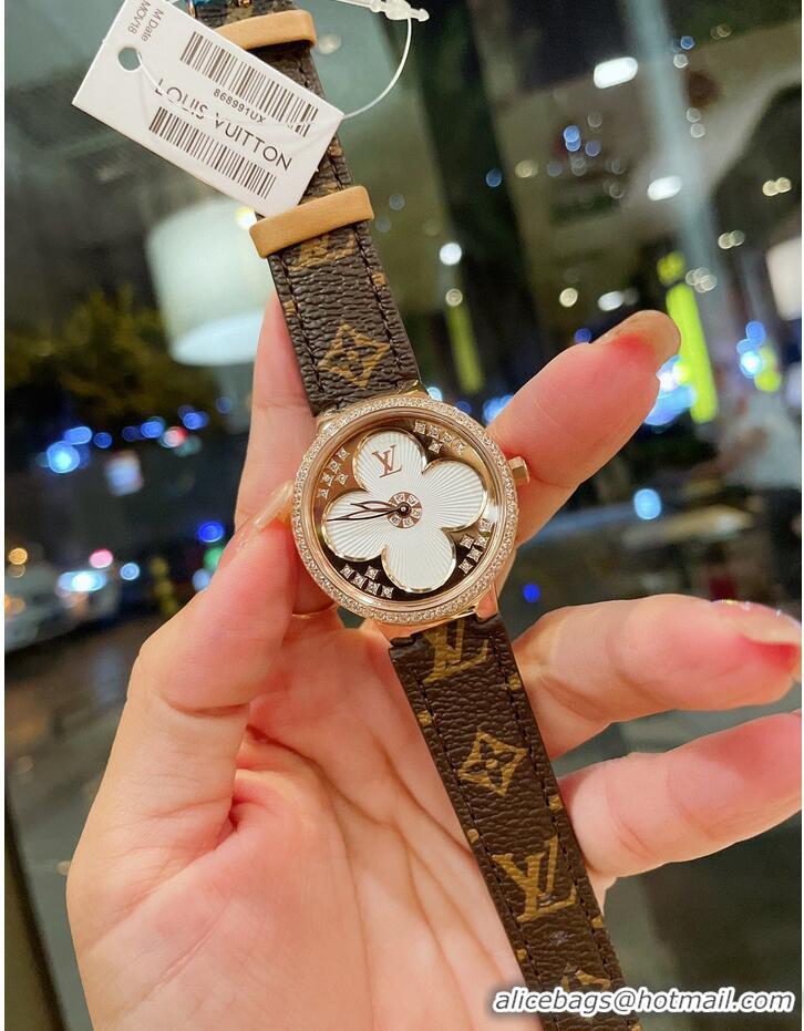 Unique Grade Louis Vuitton Tambour slim Monogran Watch 39mm LV20488