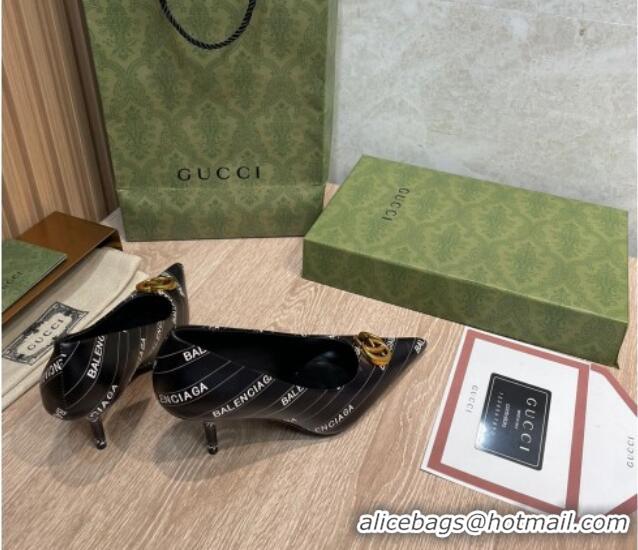 Lowest Price Balenciaga x Gucci The Hacker Project Knife Pumps 8cm 121353 Black