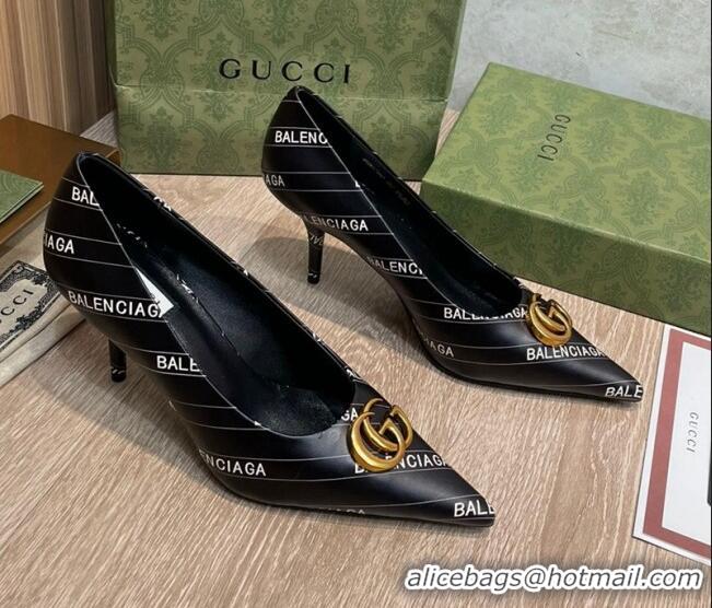 Lowest Price Balenciaga x Gucci The Hacker Project Knife Pumps 8cm 121353 Black