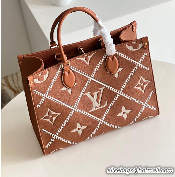 Unique Discount Louis Vuitton ONTHEGO MM M45595 Brown