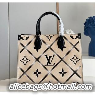 Affordable Price Louis Vuitton ONTHEGO MM M45595 White