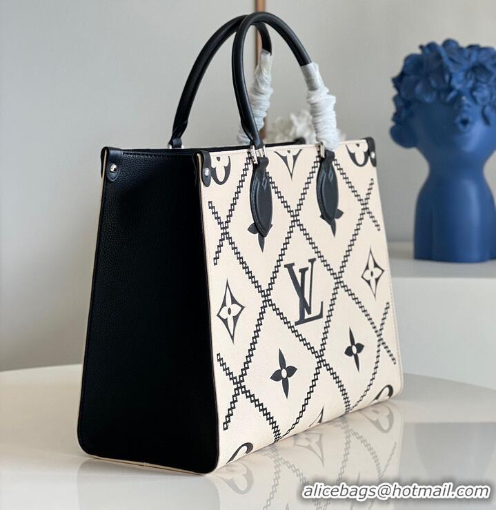 Affordable Price Louis Vuitton ONTHEGO MM M45595 White