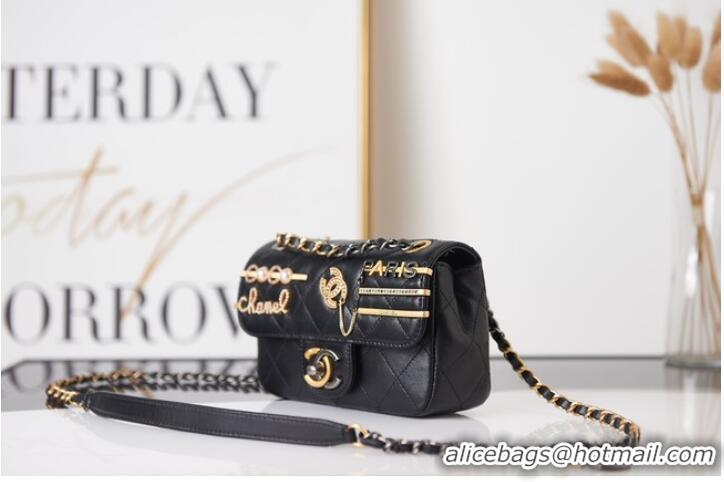 Good Quality Chanel SMALL FLAP BAG AS2979 black