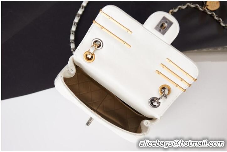 Low Cost Chanel SMALL FLAP BAG AS2979 white