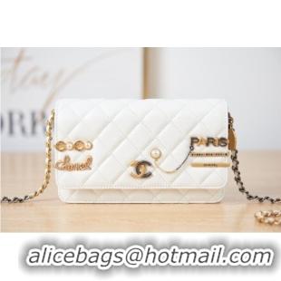 Buy Inexpensive Chanel SMALL FLAP BAG AP2508 white