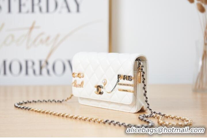 Buy Inexpensive Chanel SMALL FLAP BAG AP2508 white