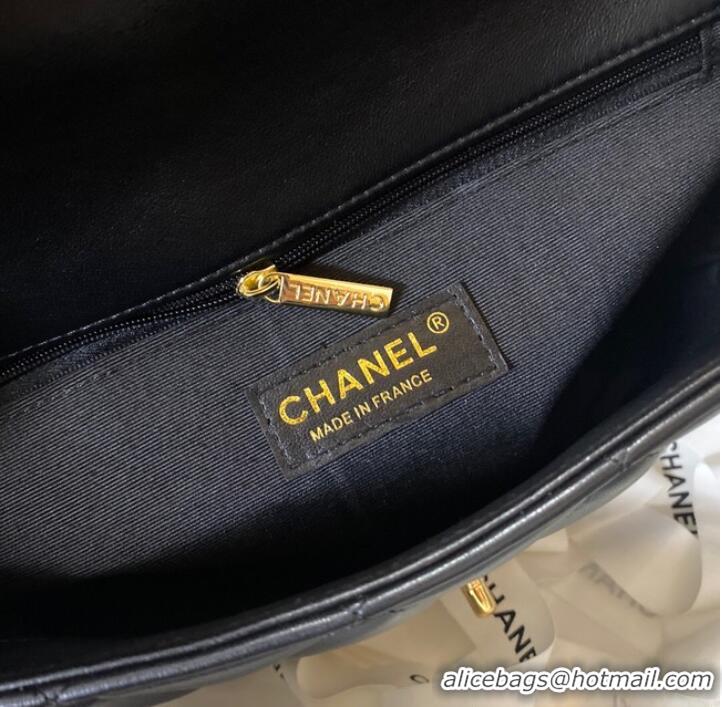 Famous Brand Chanel SMALL FLAP BAG AS1672 Black