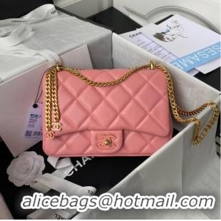 Grade Product Chanel SMALL Lambskin FLAP BAG AS1793 pink