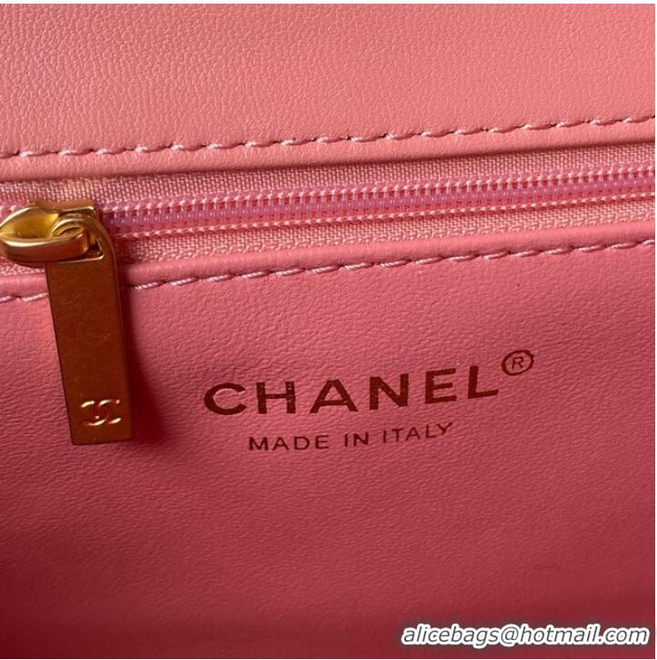 Grade Product Chanel SMALL Lambskin FLAP BAG AS1793 pink