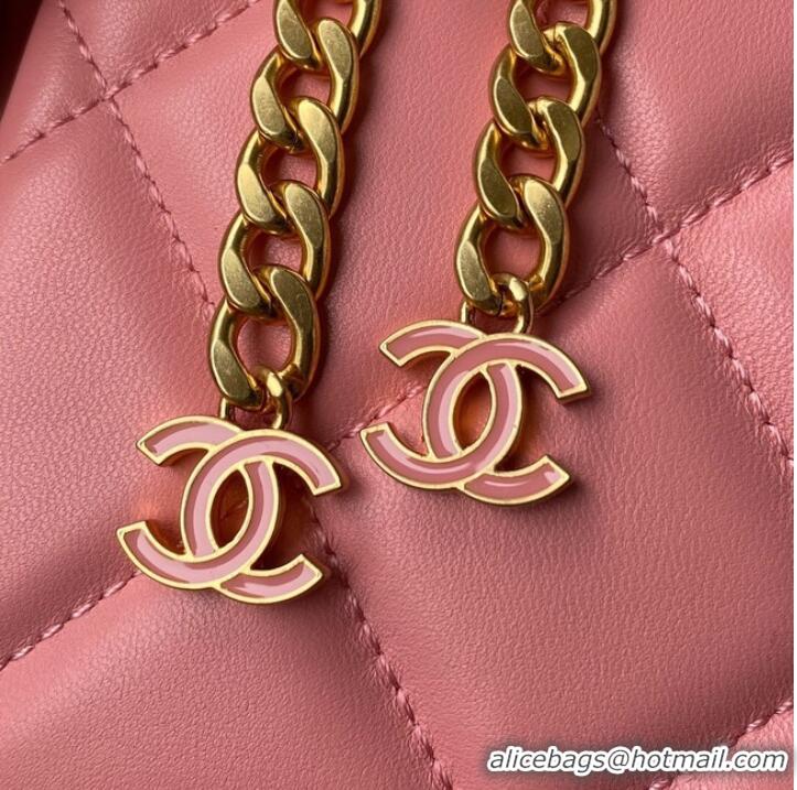 Grade Product Chanel SMALL Lambskin FLAP BAG AS1793 pink