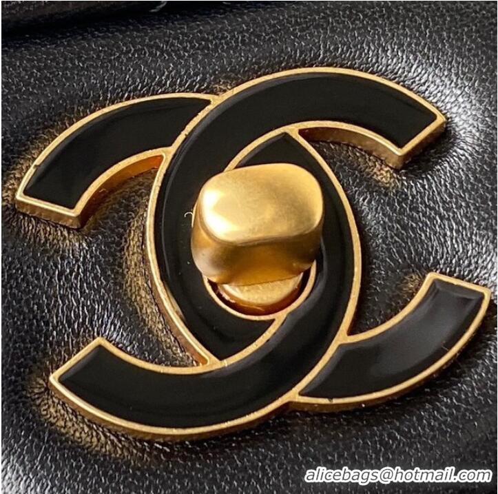 Buy Fashionable Chanel SMALL Lambskin FLAP BAG AS1793 BLACK