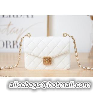 Top Grade Chanel SMALL FLAP BAG AS2840 white