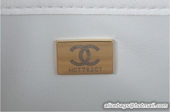 Top Grade Chanel SMALL FLAP BAG AS2840 white