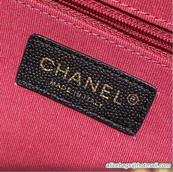 Shop Discount Chanel Flap Shoulder Bag Grained Calfskin AS3002 black