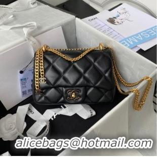 Promotional Chanel SMALL Lambskin FLAP BAG AS1792 black