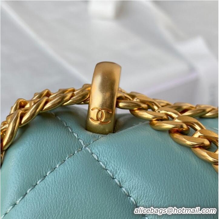 Cheapest Chanel SMALL Lambskin FLAP BAG AS1792 light blue