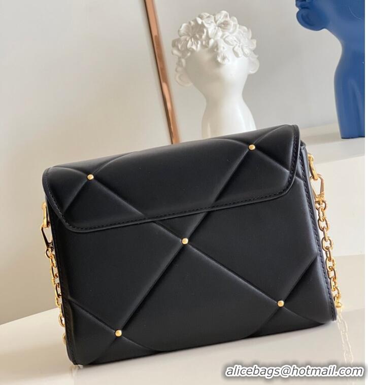 Well Crafted Louis Vuitton TWIST MM M59029 BLACK