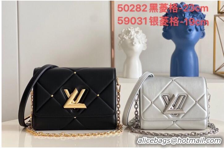 Well Crafted Louis Vuitton TWIST MM M59029 BLACK