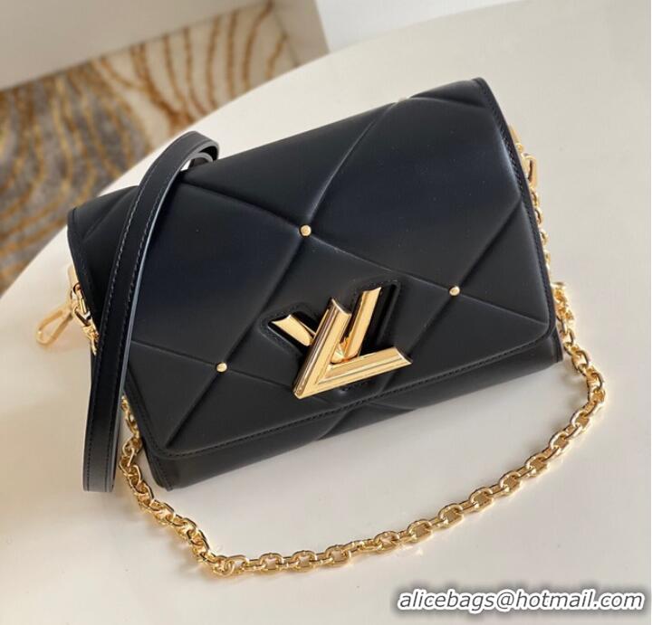 Well Crafted Louis Vuitton TWIST MM M59029 BLACK