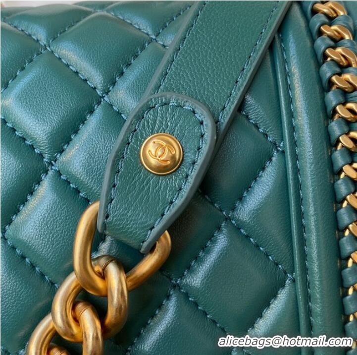 Promotional BOY CHANEL HANDBAG Gold-Tone Metal A67086 green