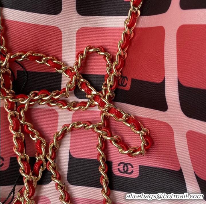 Sophisticated Chanel SHOPPING BAG AP2095 red