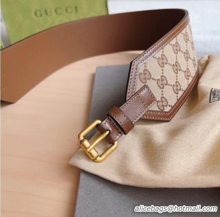 Original Cheap Gucci Belt with leather 625854 Brown