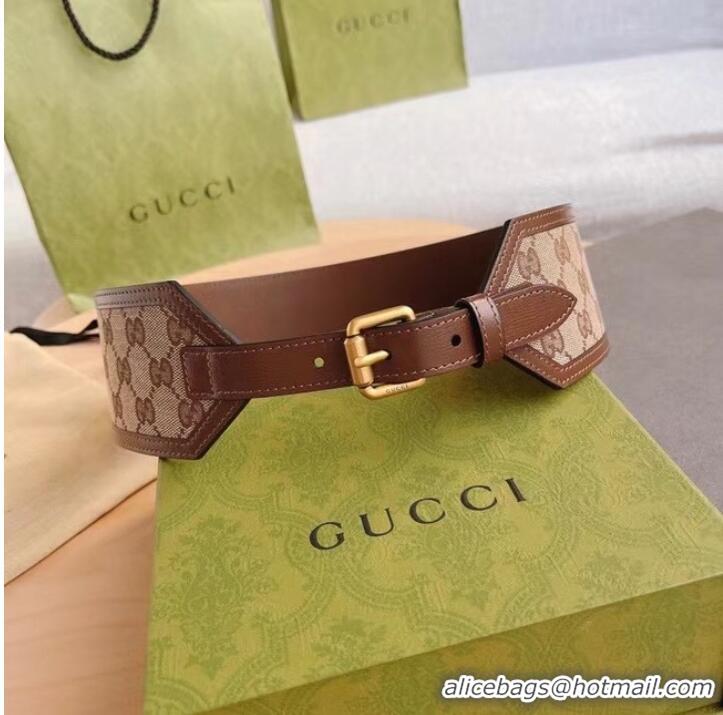 Original Cheap Gucci Belt with leather 625854 Brown