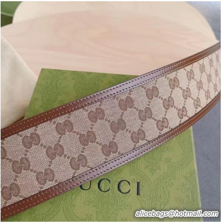 Original Cheap Gucci Belt with leather 625854 Brown