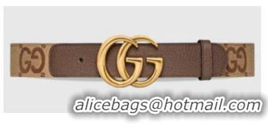 Well Crafted Gucci Jumbo GG Marmont wide belt 400593 brown