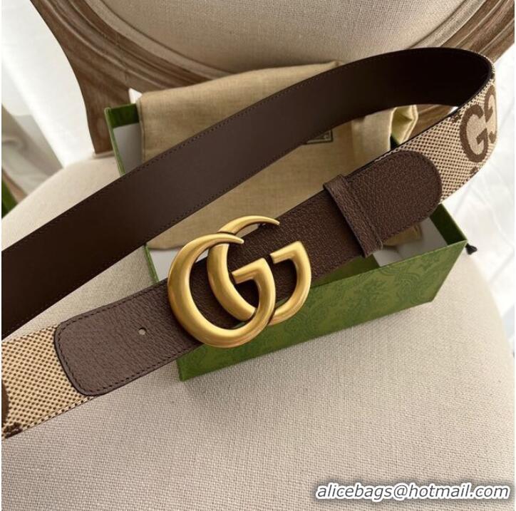 Well Crafted Gucci Jumbo GG Marmont wide belt 400593 brown