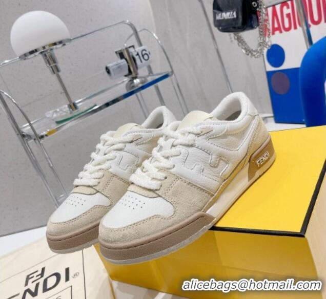 Best Price Fendi Match Low-tops Sneakers 121750 White/Grey