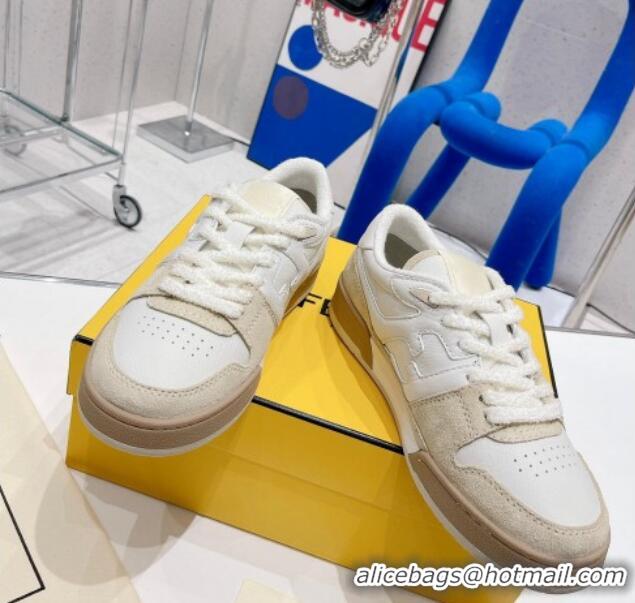 Best Price Fendi Match Low-tops Sneakers 121750 White/Grey