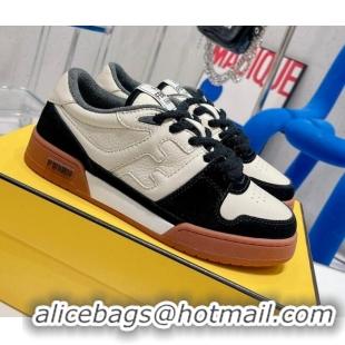 Good Quality Fendi Match Low-tops Sneakers 121750 White/Black