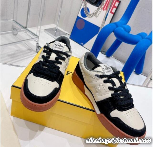 Good Quality Fendi Match Low-tops Sneakers 121750 White/Black