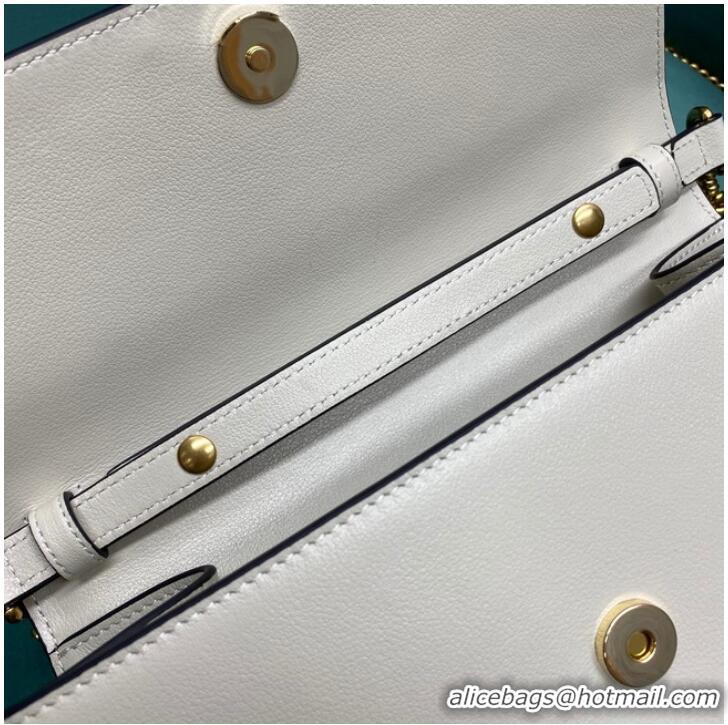 Buy Discount Gucci Small top handle bag with Bamboo 675794 white