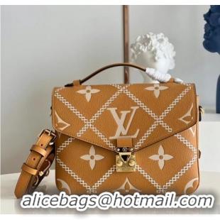 Cheapest Louis Vuitton POCHETTE METIS M46018 Arizona Brown