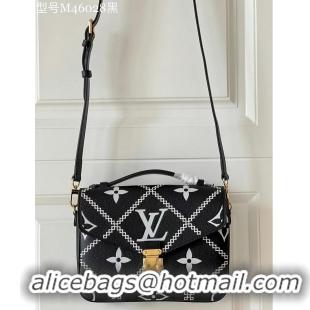 Famous Brand Louis Vuitton POCHETTE METIS M46028 black