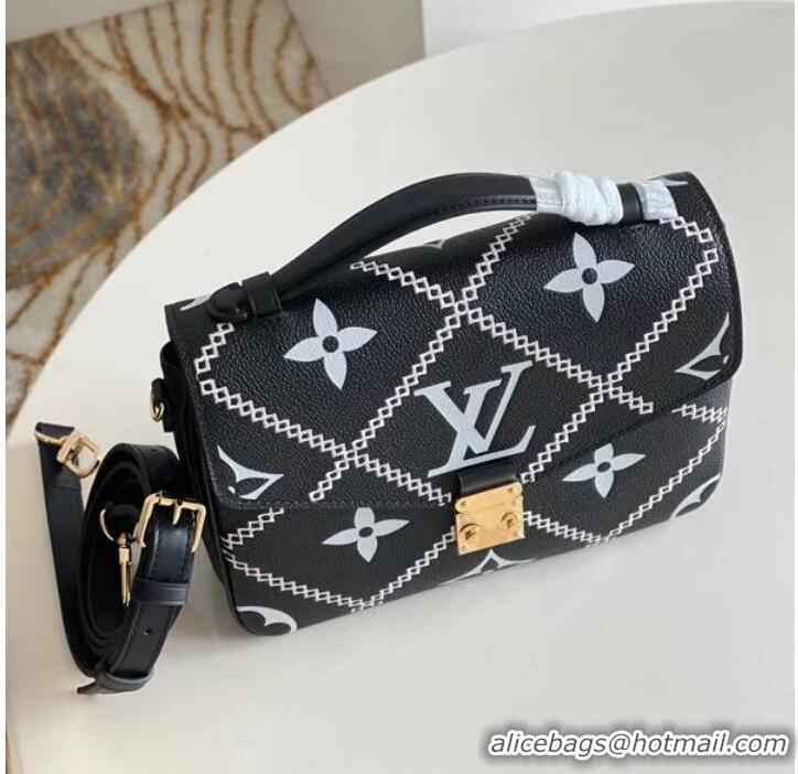 Famous Brand Louis Vuitton POCHETTE METIS M46028 black