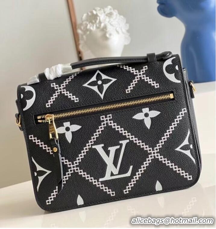 Famous Brand Louis Vuitton POCHETTE METIS M46028 black