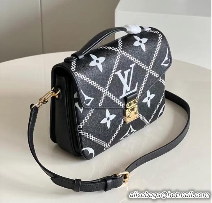 Famous Brand Louis Vuitton POCHETTE METIS M46028 black