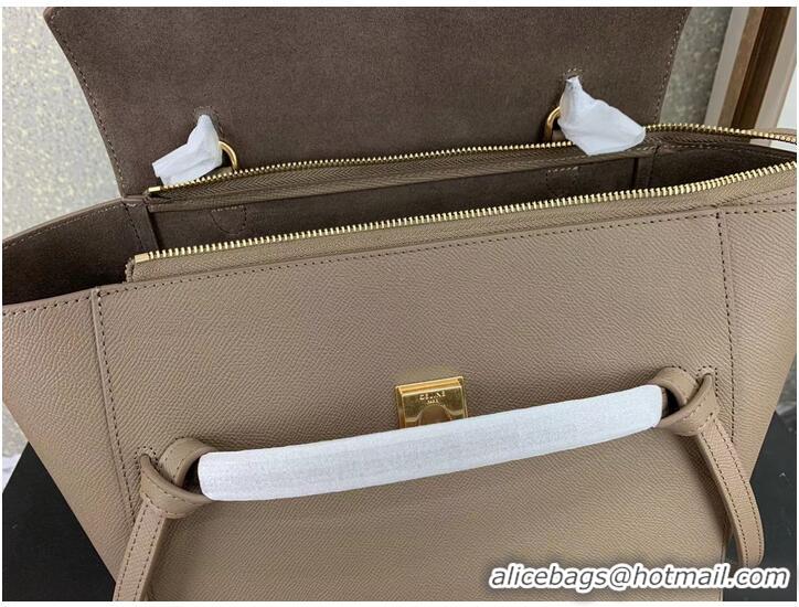 Good Quality Celine Belt Bag Original Palm Skin Leather C3349 Light Apricot