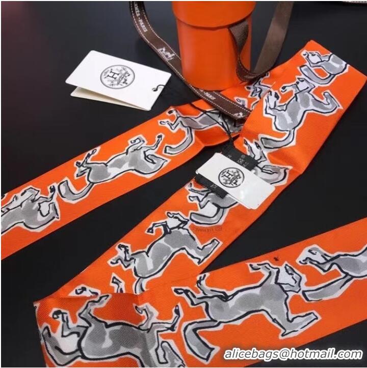 Modern Classic Hermes Twilly Small silk scarf 33666-1