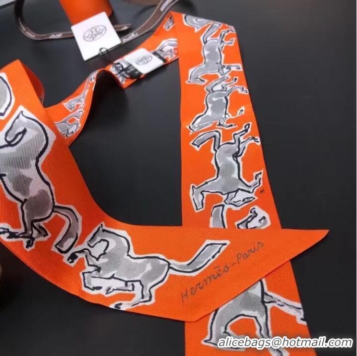 Modern Classic Hermes Twilly Small silk scarf 33666-1