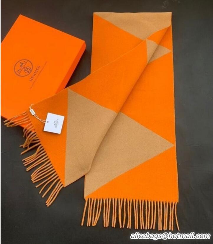 Buy Discount Hermes Scarf Wool&Cashmere 33679 Orange