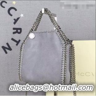 Low Price Stella McCartney Tiny Falabella Tote Bag 18cm SM1609 Grey/Silver 2020