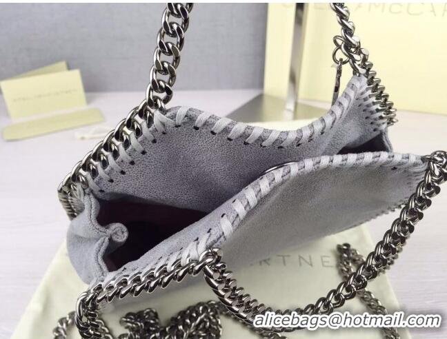 Low Price Stella McCartney Tiny Falabella Tote Bag 18cm SM1609 Grey/Silver 2020